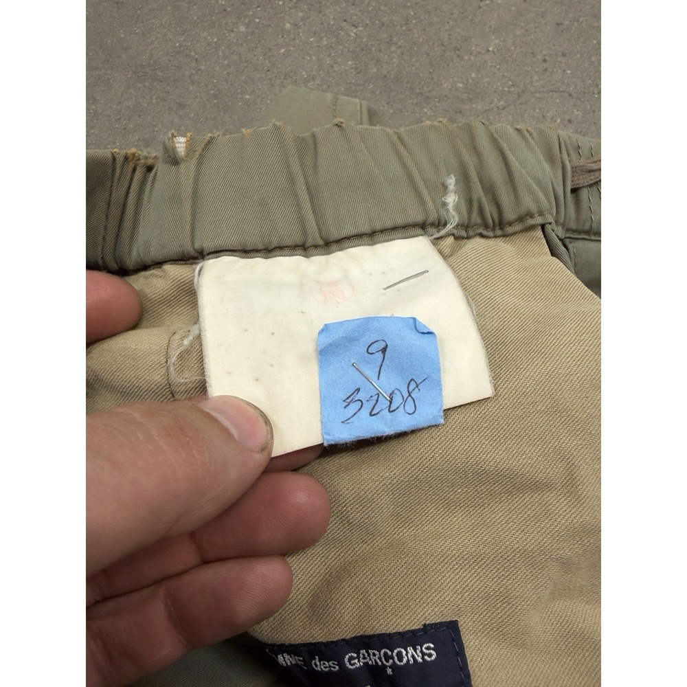 Comme Des Garcons Homme Pants Mens M Brown Pull On Crop Minimalist Japan - Picture 11 of 16